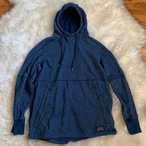 men’s fitted XL under armour blue hoodie sweatshirt